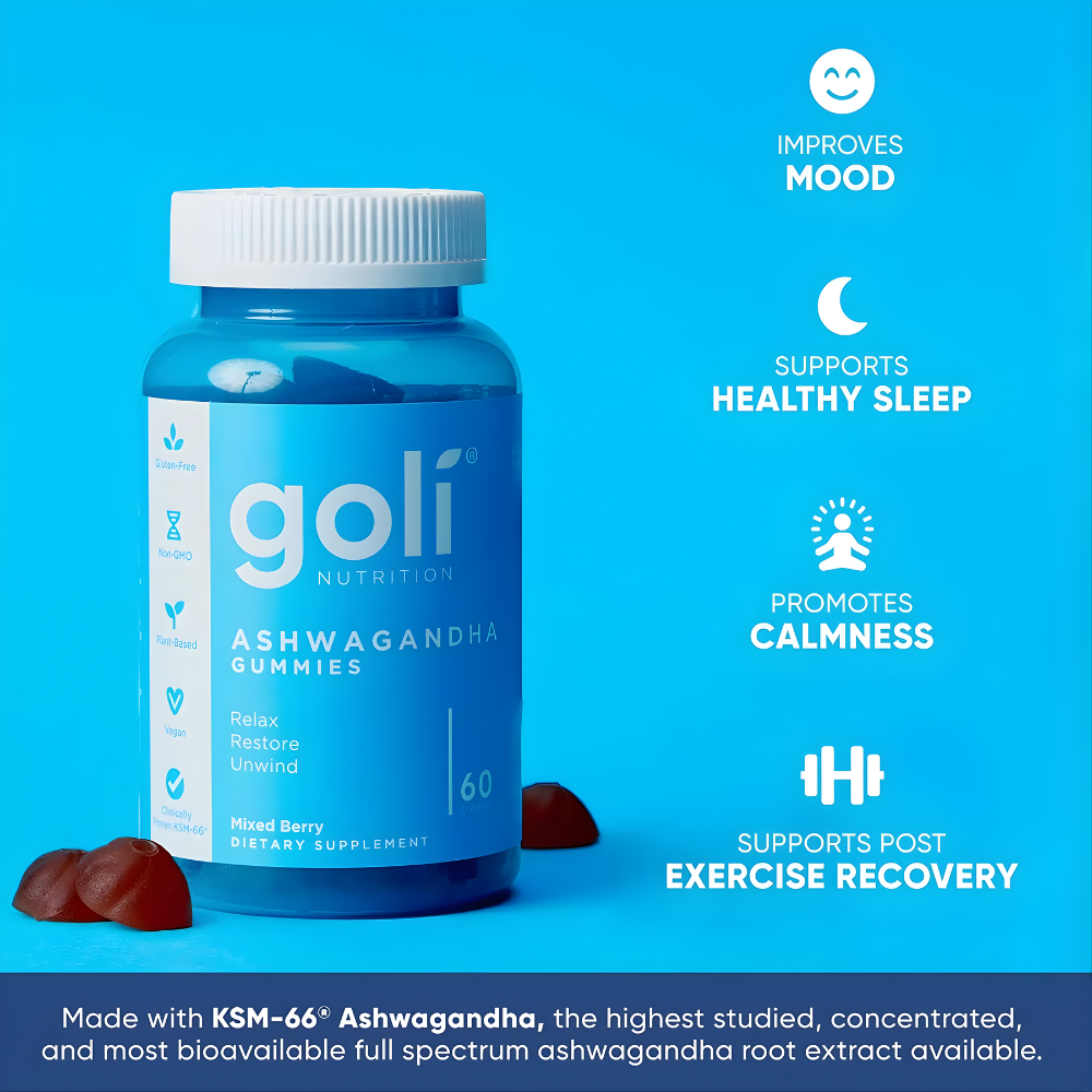 Gomitas Goli Ashwagandha 60 caps