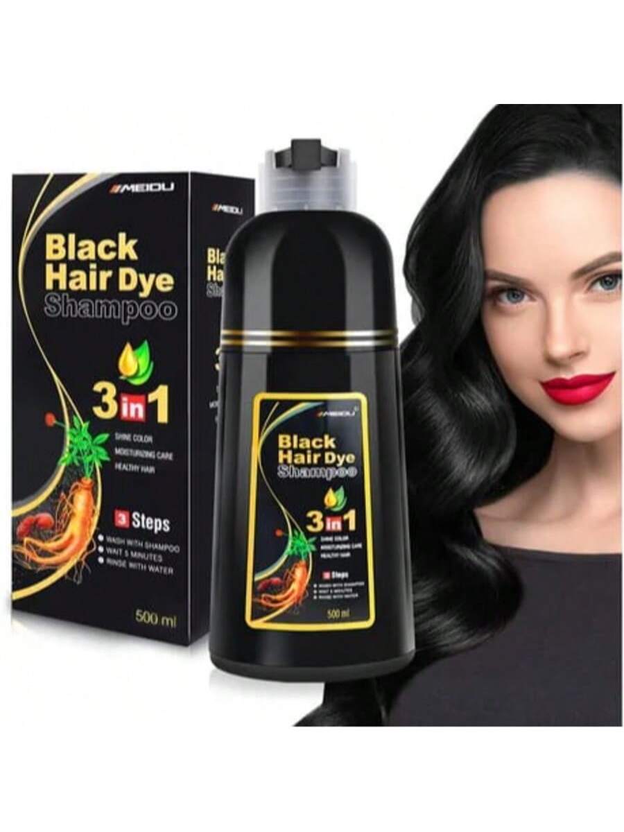 Shampoo Tinte Negro para canas