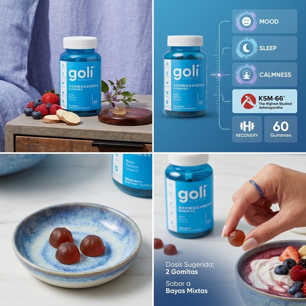 Gomitas Goli Ashwagandha 60 caps