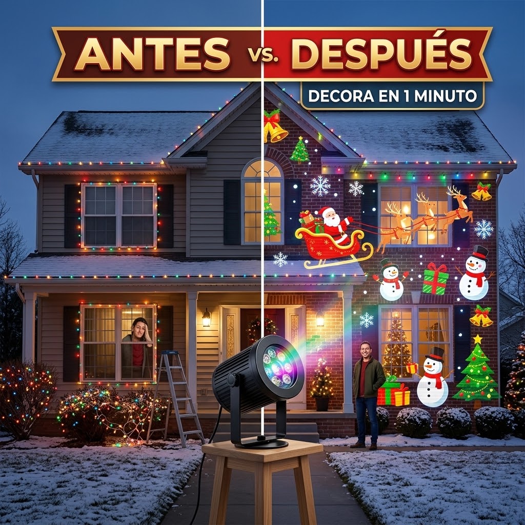 Proyector Navideño Laser Led 16 Figuras