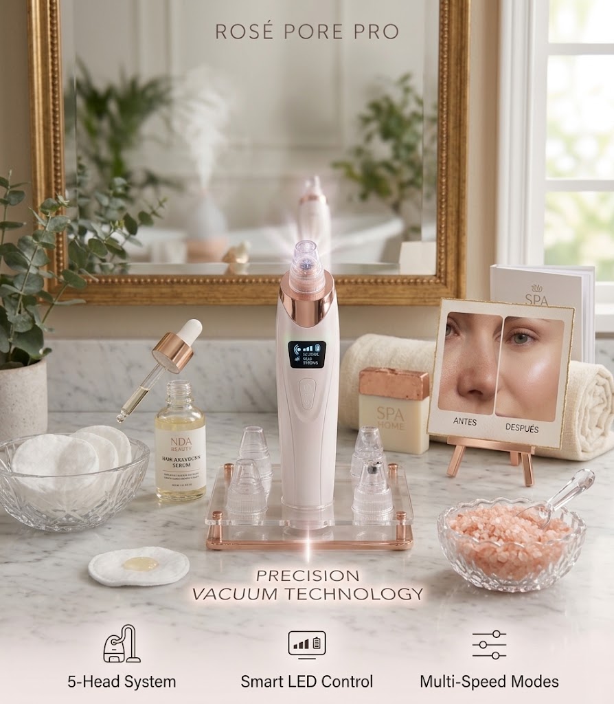Dispositivo extractor para Limpieza Facial Profunda