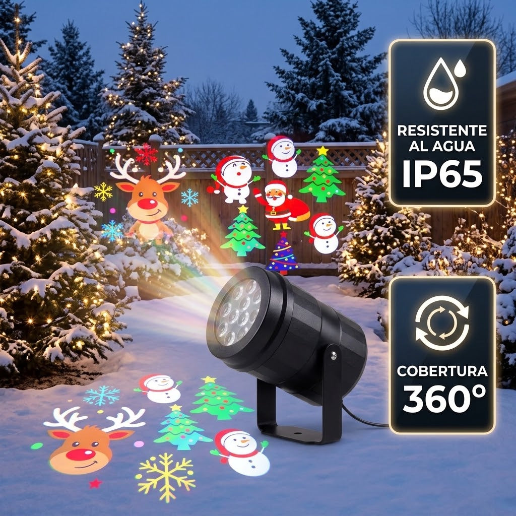 Proyector Navideño Laser Led 16 Figuras