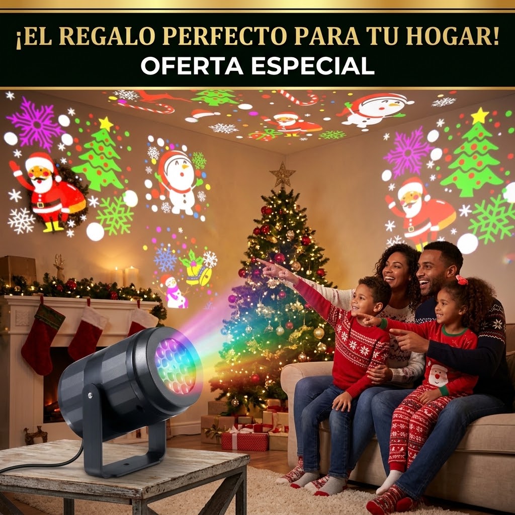 Proyector Navideño Laser Led 16 Figuras