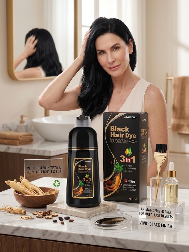 Shampoo Tinte Negro para canas