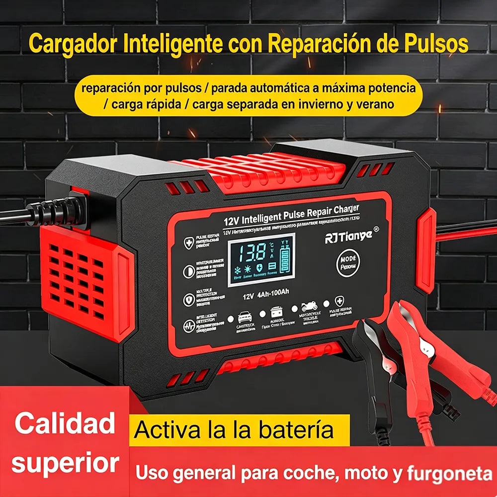 Cargador de batería inteligente recargable