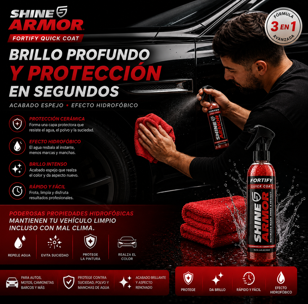 Spray cerámico rejuvenecedor para auto