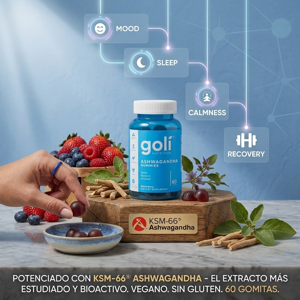Gomitas Goli Ashwagandha 60 caps