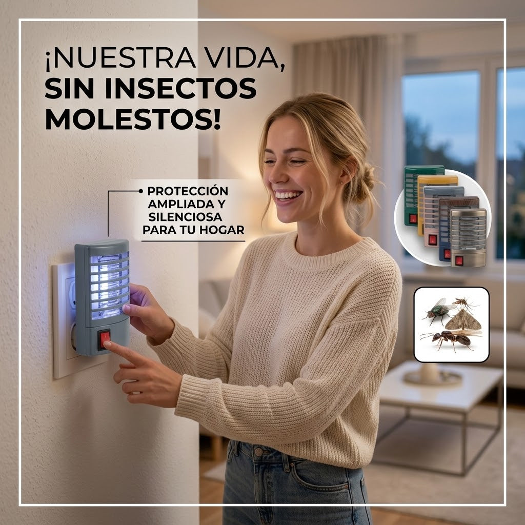 Lampara mata mosquitos eléctrica