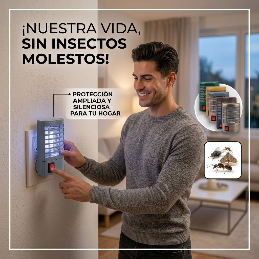 Lampara mata mosquitos eléctrica