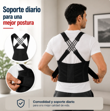 Faja correctora de postura unisex
