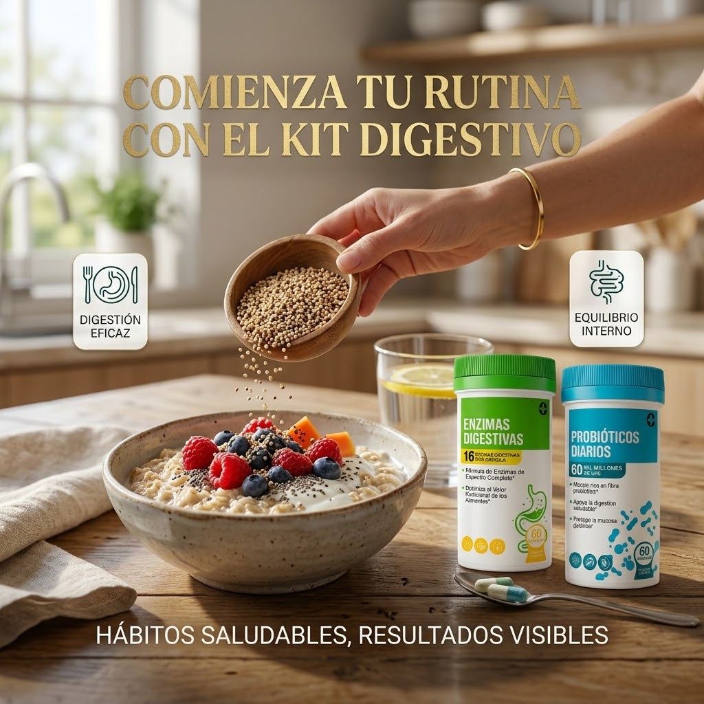Suplemento Kit Probióticos Enzimas