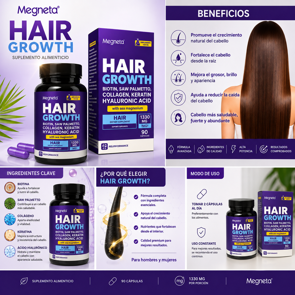 Crecimiento del cabello I Suplemento