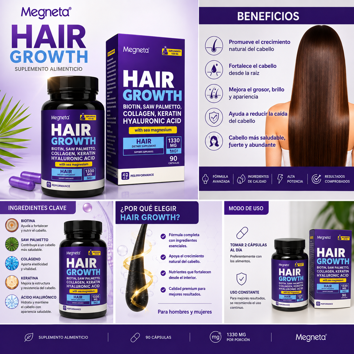 Crecimiento del cabello I Suplemento