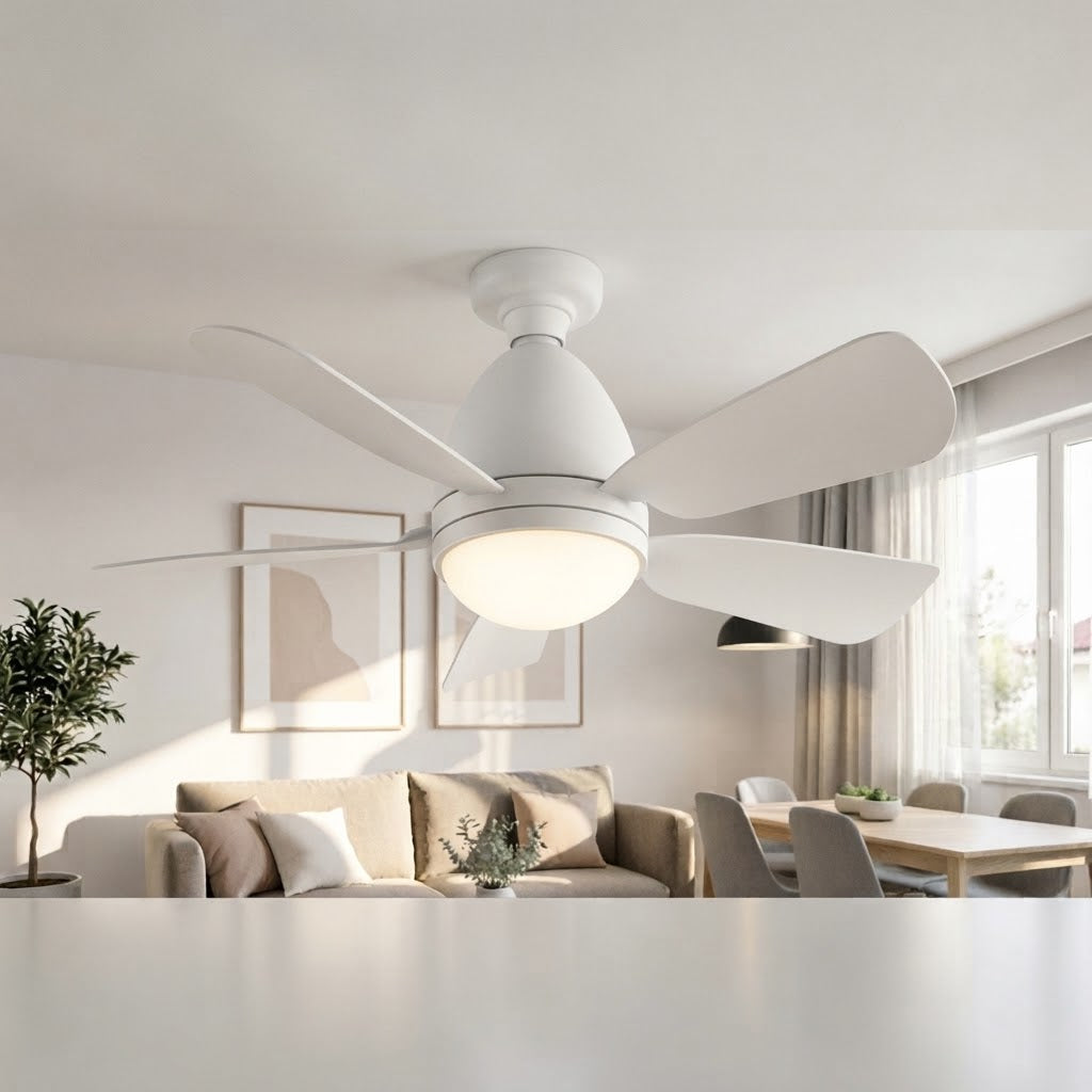 Ventilador de techo con LED (MEDIANO 52 CM DIAMETRO)