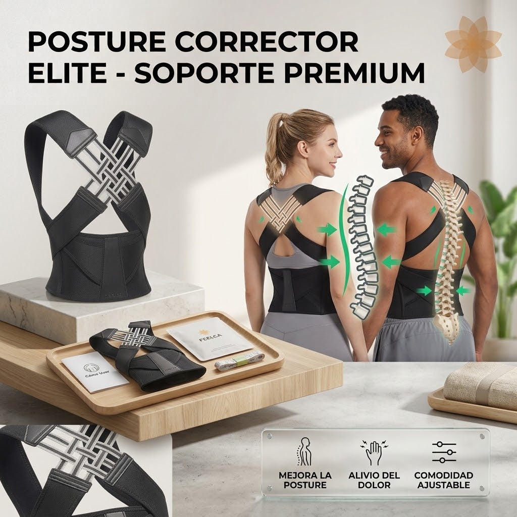 Faja correctora de postura unisex