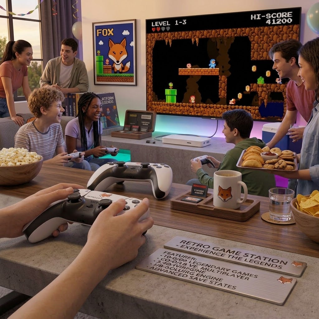 Consola de videojuegos retro