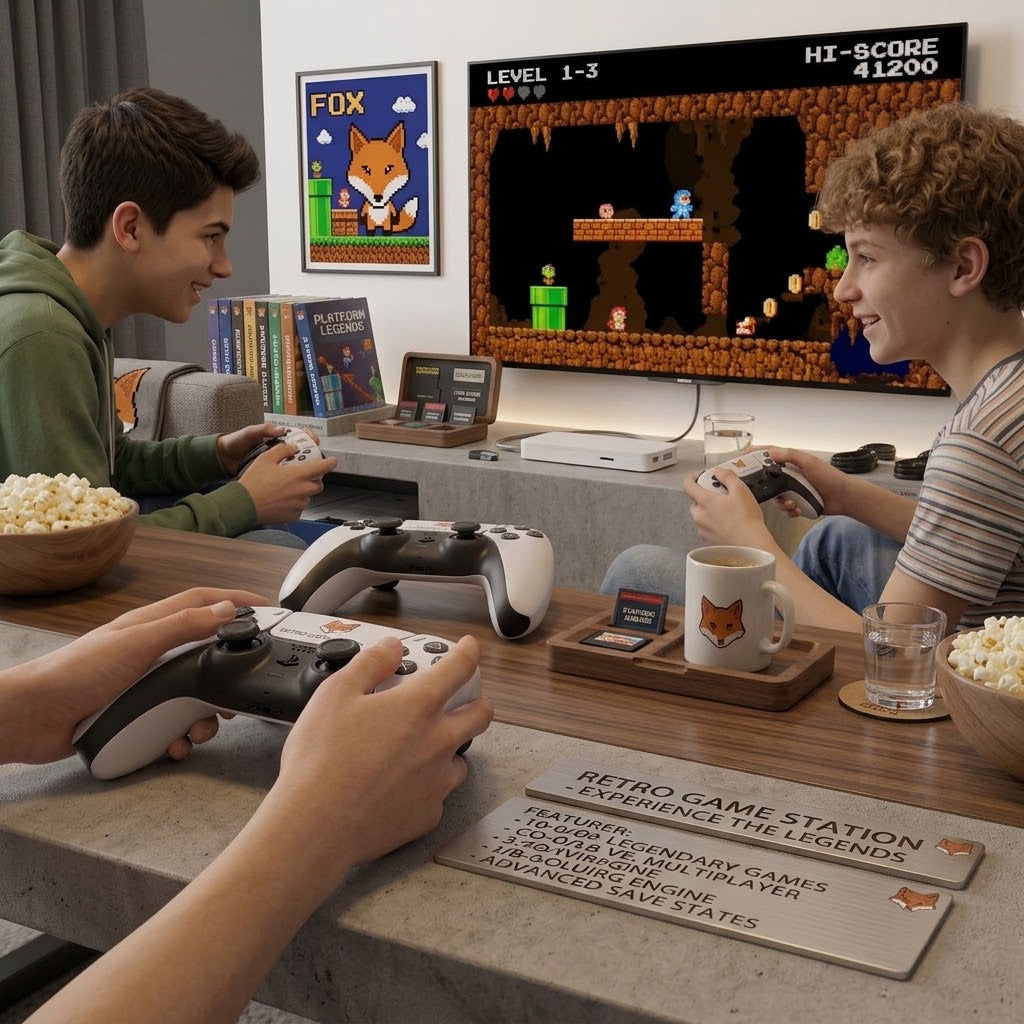 Consola de videojuegos retro