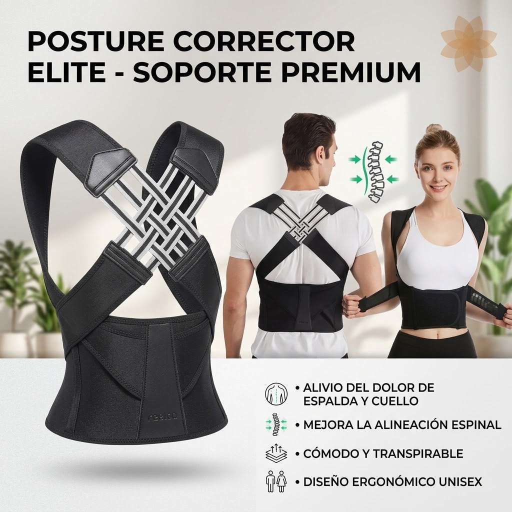 Faja correctora de postura unisex