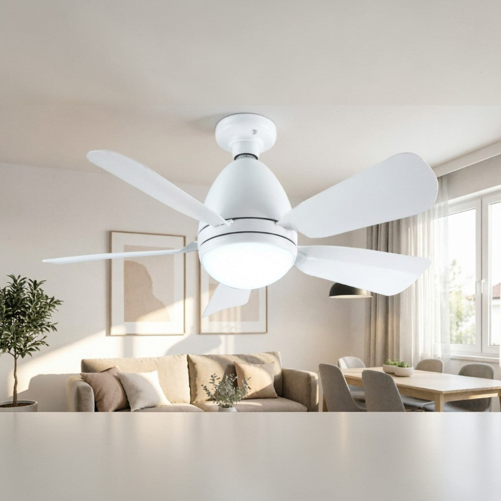 Ventilador de techo con LED (MEDIANO 52 CM DIAMETRO)