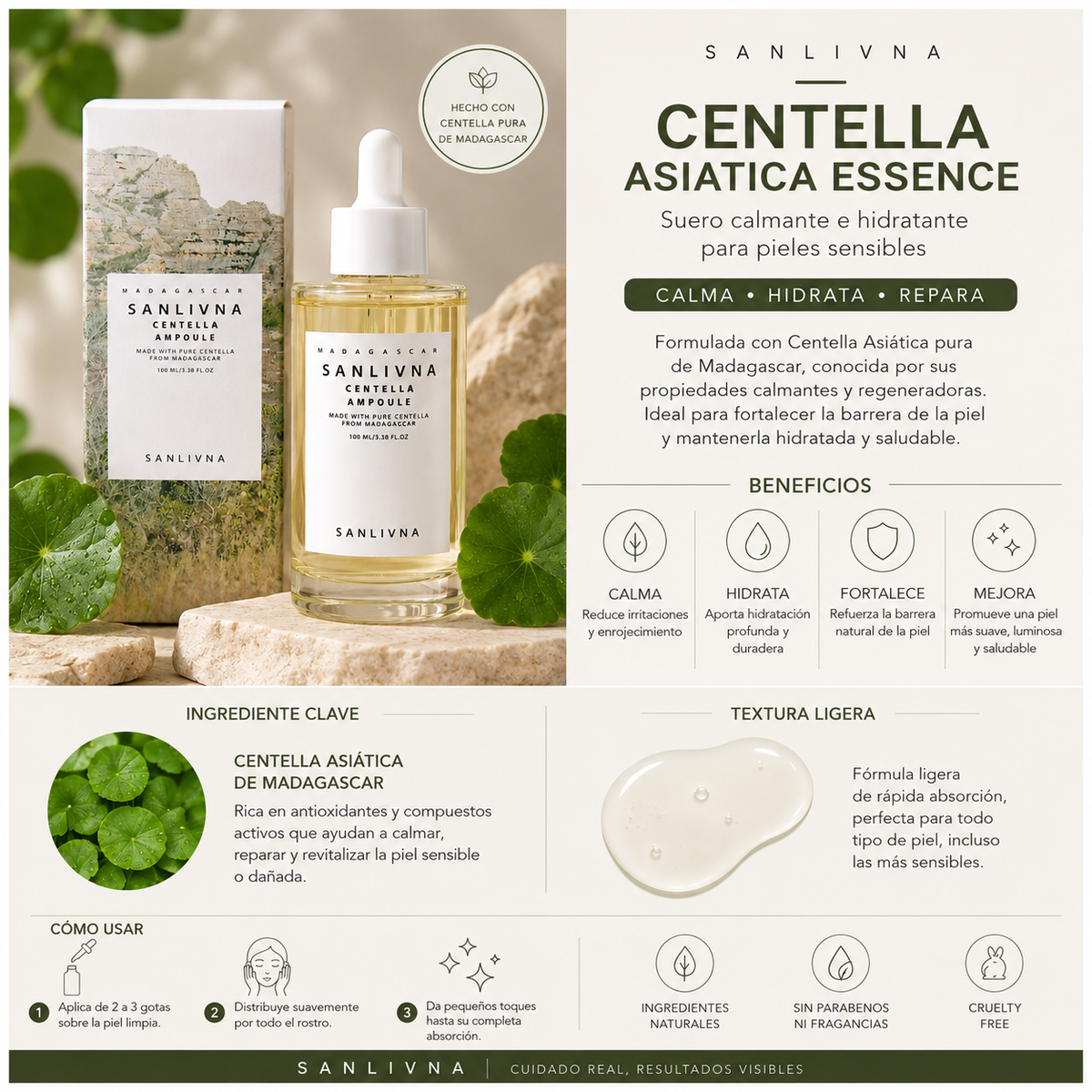 Skin Care Coreano Centella