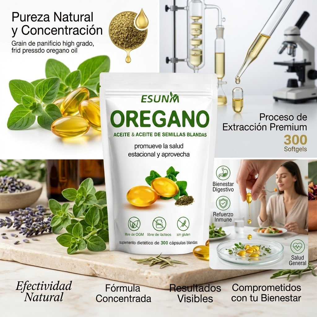 Aceite de orégano 300 Caps